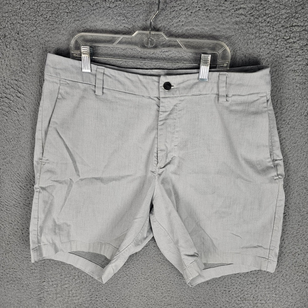 Lululemon Shorts Mens 34 Gray Commission Chino Golf Athletic Casual 027775